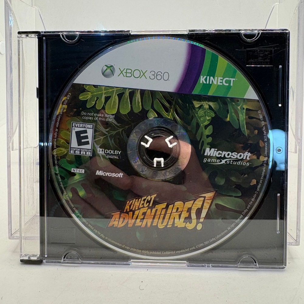 Kinect Adventures Xbox 360 Microsoft Game Studios‎ 2010 NTSC Disc Only